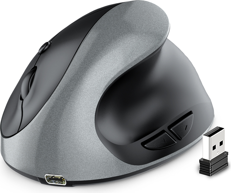Maxpower Mouse Verticale Ricaricabile USB Wireless