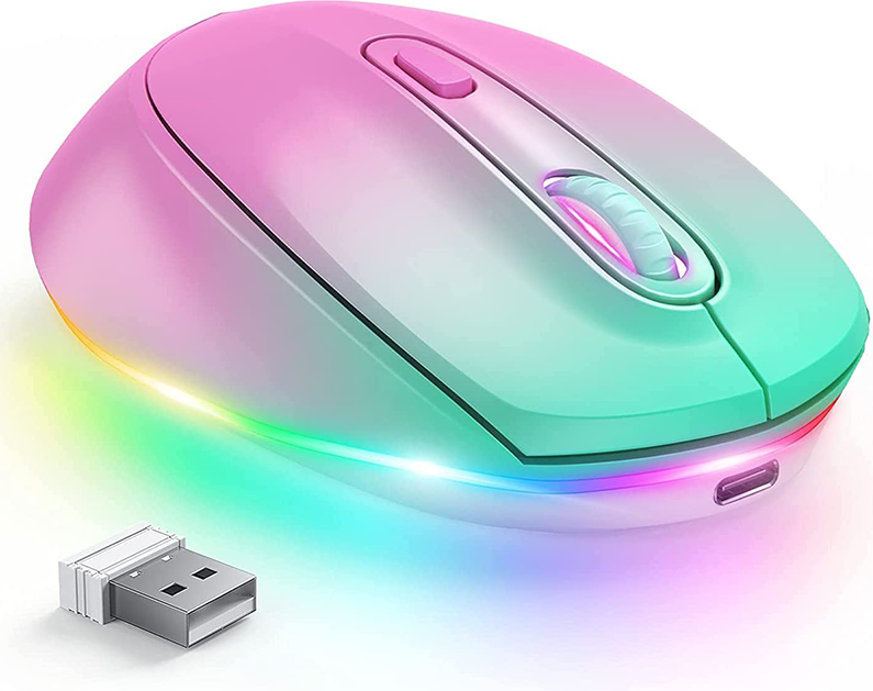 Maxpower Mouse Wireless Ricaricabile Bow Viola