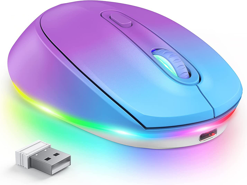 Maxpower Mouse Wireless Ricaricabile Bow Viola