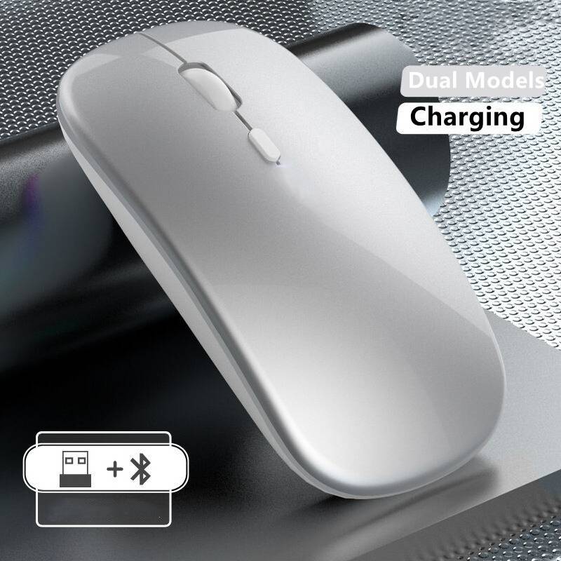 Maxpower Mouse Wireless Ricaricabile Doppia Modalità USB