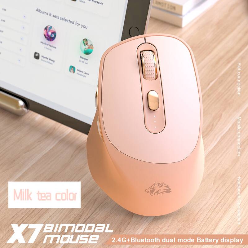 Maxpower Mouse Wireless X7 Rosa Bluetooth Dual Mode