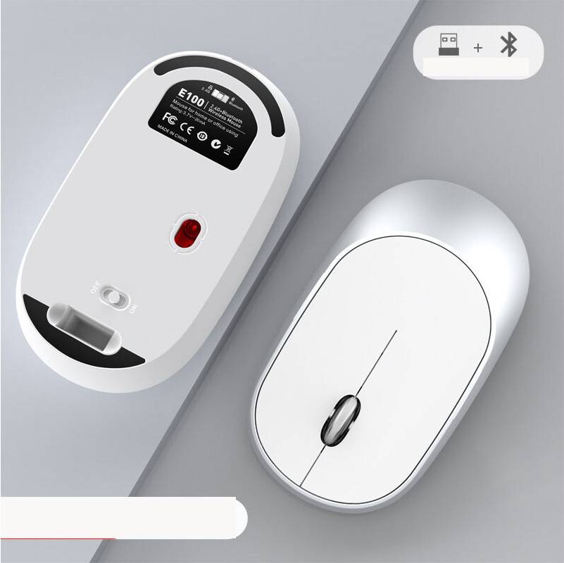 Mouse Wireless Silenzioso Bluetooth Ricaricabile