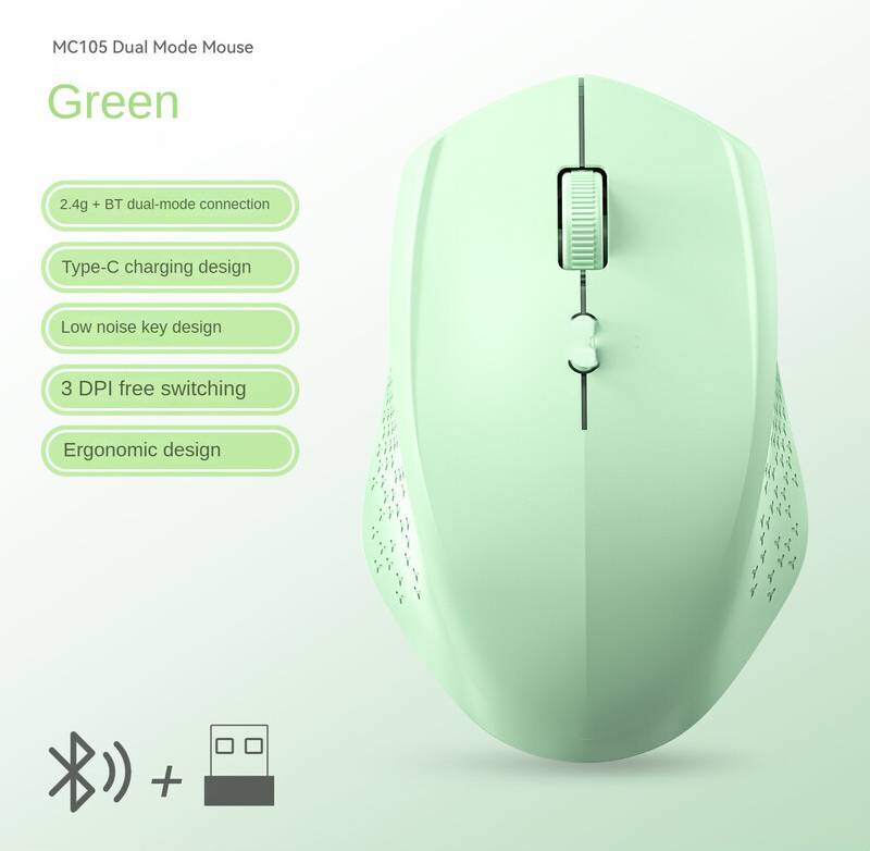 Maxpower Rechargeable Bluetooth Wireless Mouse Computer