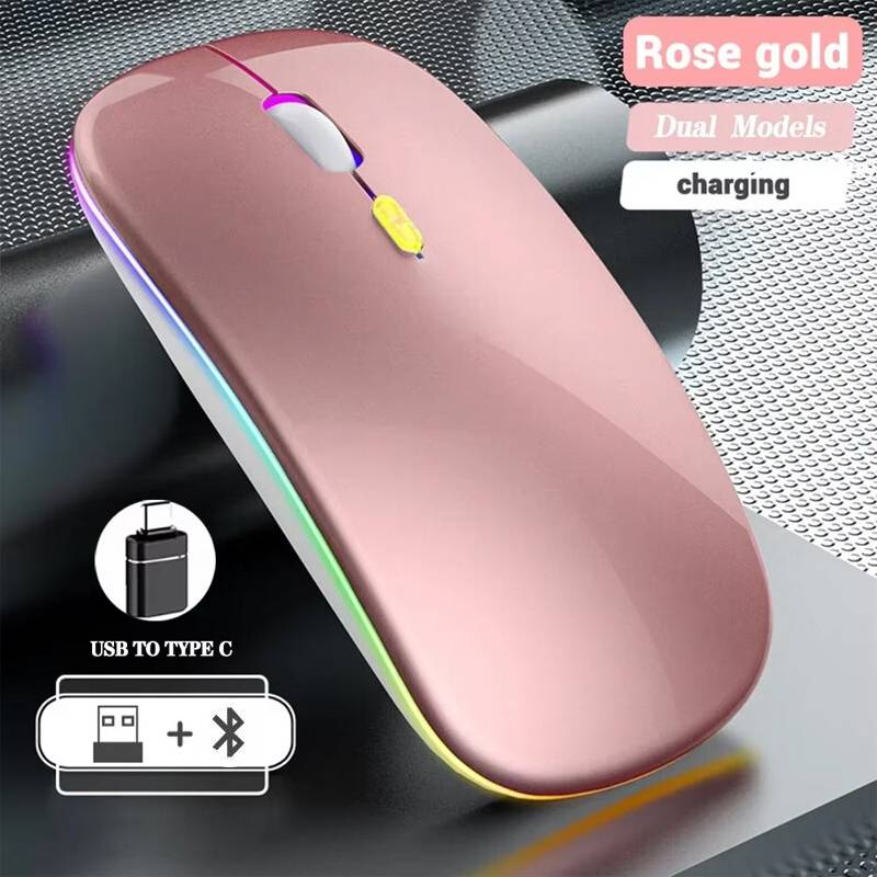 Maxpower Mouse Wireless Ricaricabile Dual Mode USB