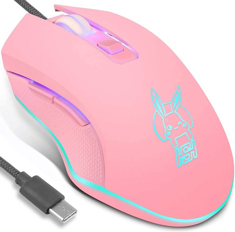 RGB LED Wired USB Mouse