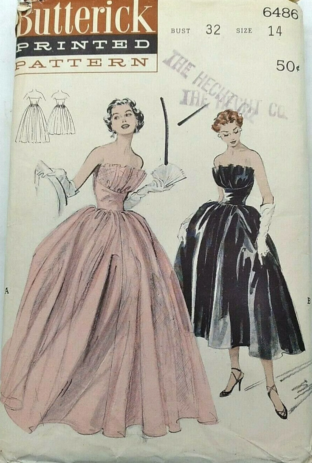 Buttericks Butterick Paper Sewing Pattern 6486