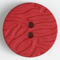 Dill Round Plastic Buttons Red