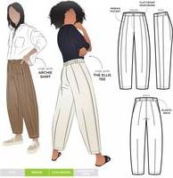 Style Arc Paper Sewing Pattern Twig Pants