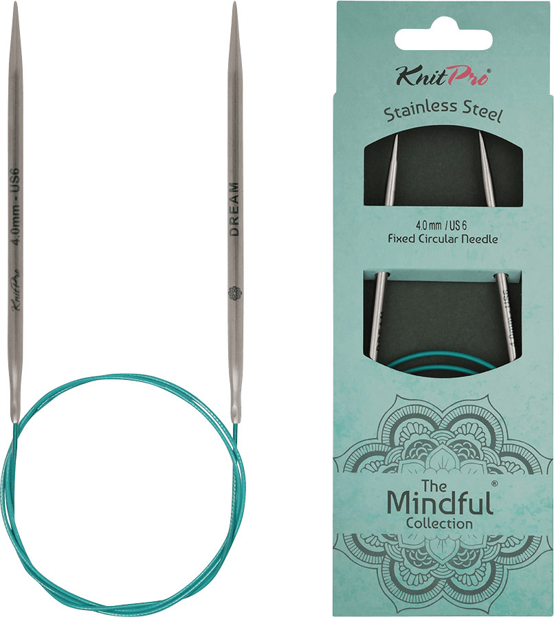 Knitpro Mindful Collection Rundstickor Rostfritt Stål 40cm