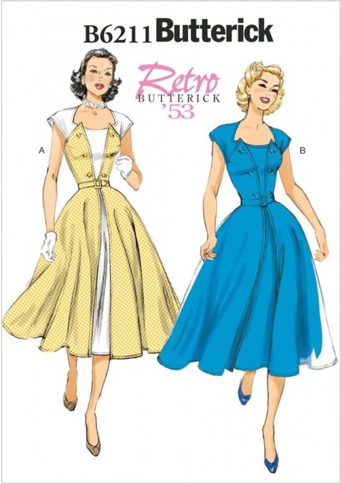Buttericks Butterick Paper Sewing Pattern 6211