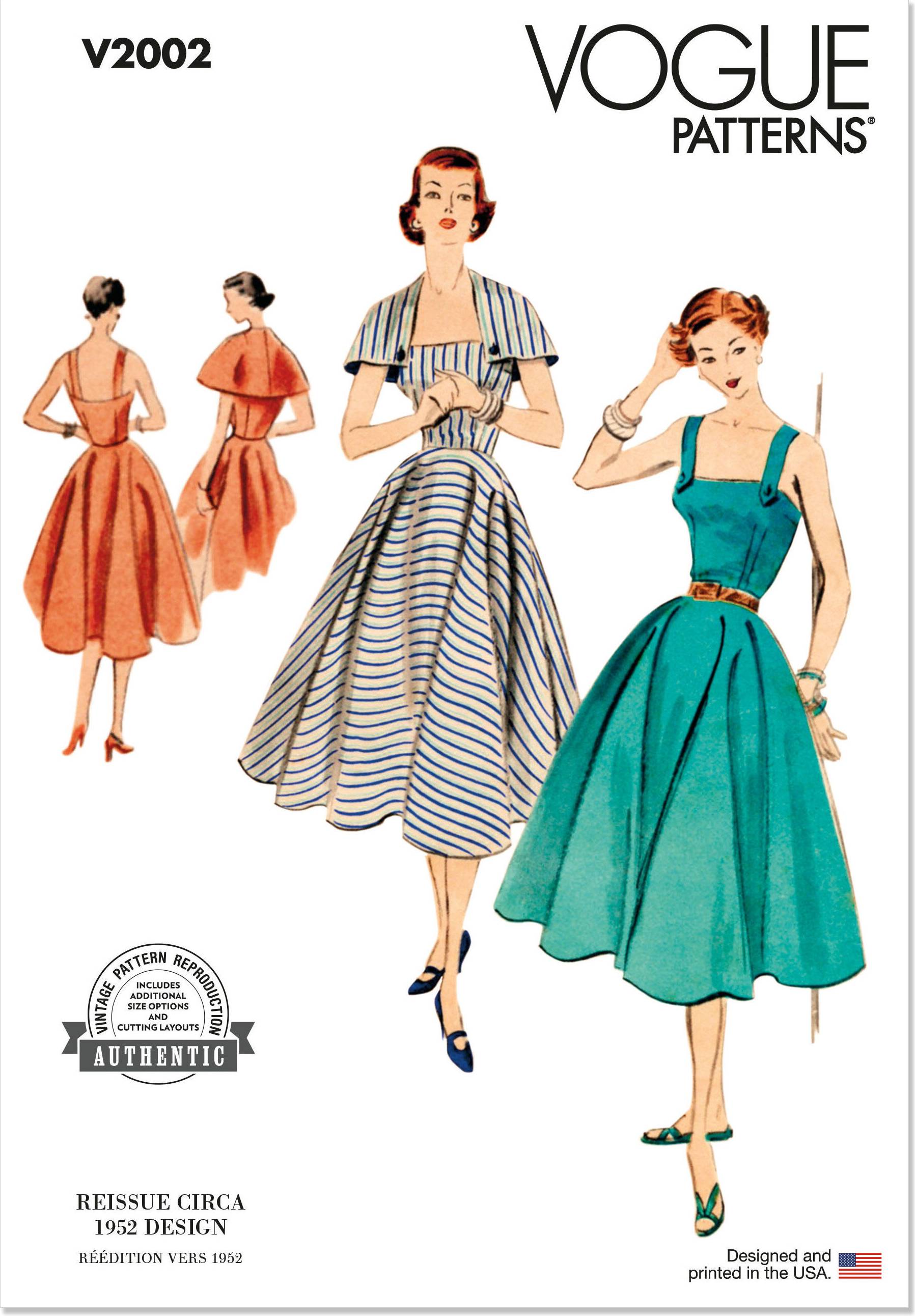 Vogue Paper Sewing Pattern 2002