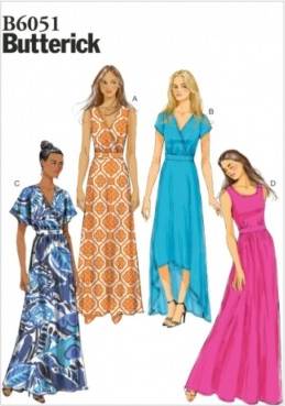 Buttericks Butterick Paper Sewing Pattern 6051