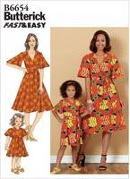 Buttericks Butterick Paper Sewing Pattern 6654