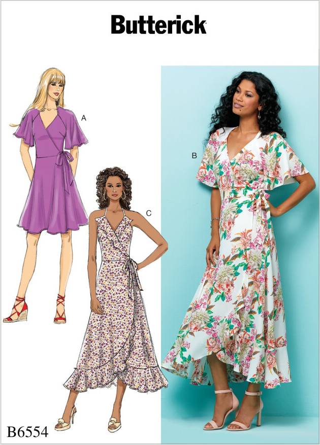 Butterick Paper Sewing Pattern 6554
