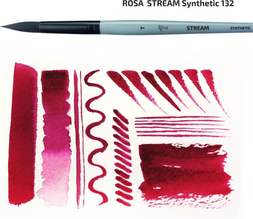 Rosa Synt Stream Rund 132