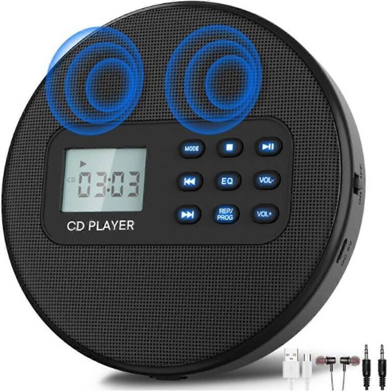 Walkman Lettore CD Walkman Ricaricabile MP3 USB