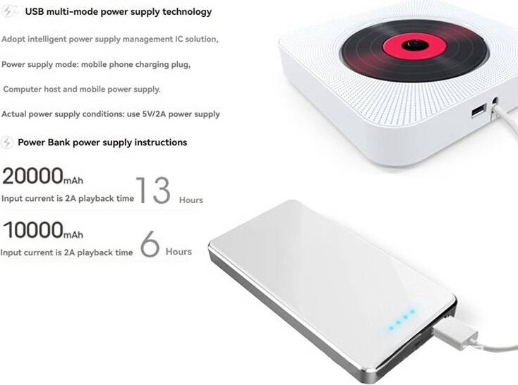 Exogio Portable Compact Music CD Disc Player