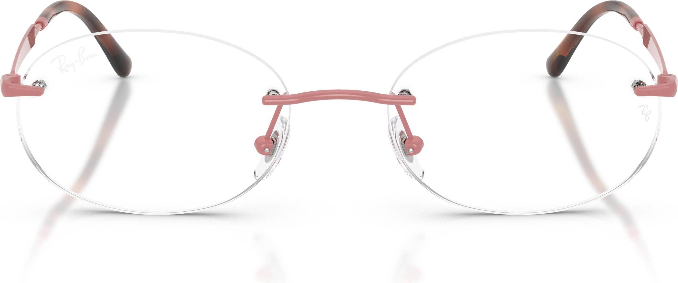 Ray-Ban RX3767V 3206 Optiska Bågar Metall Rosa Transparent Rund