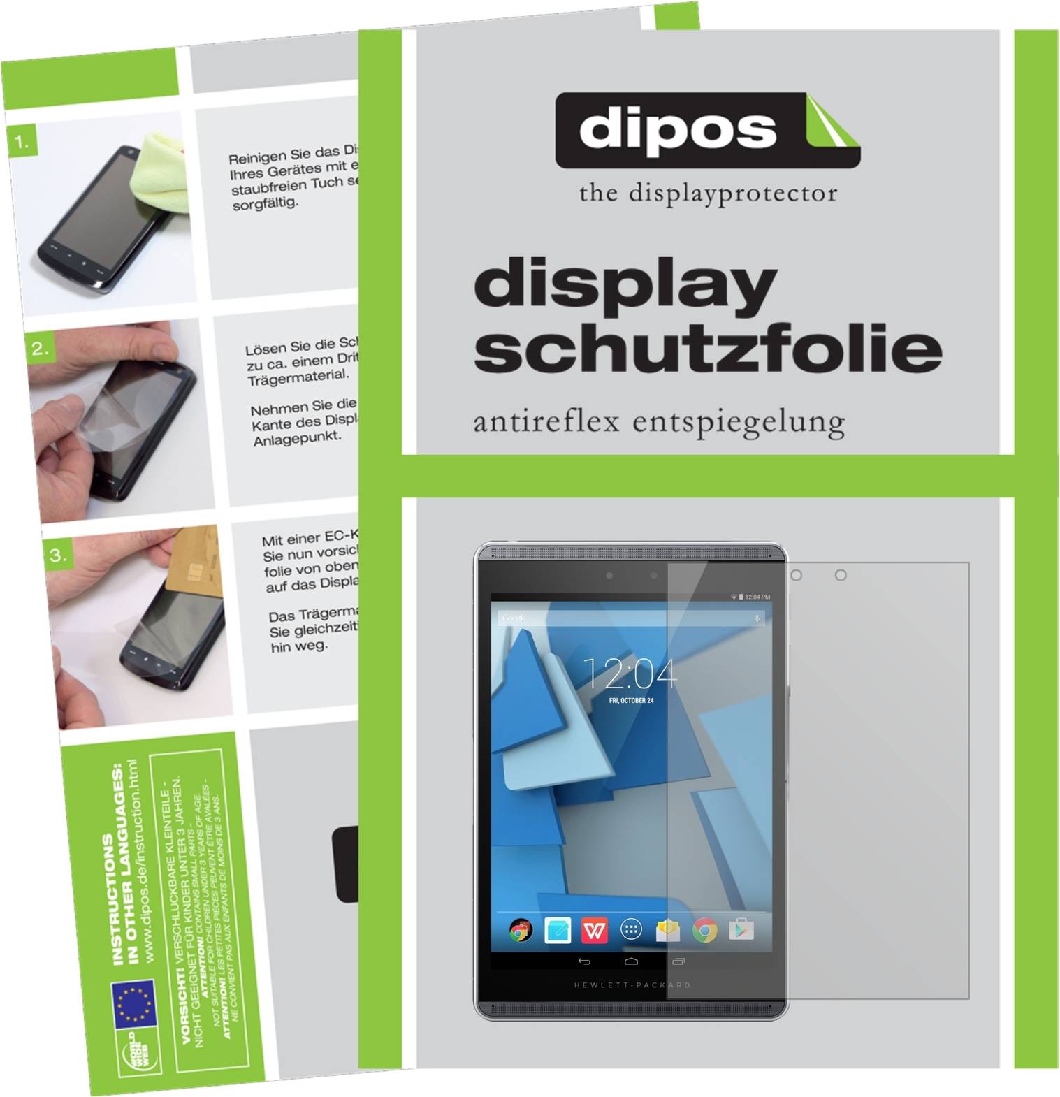 Dipos Screen Protector For Hp Pro Slate 8