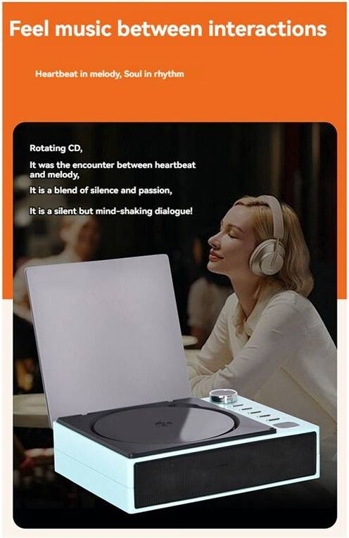 Typecat Portable CD Player Digital Optical Output