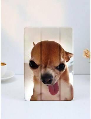 Shein Funny Dog Pattern Tablet Protective Case