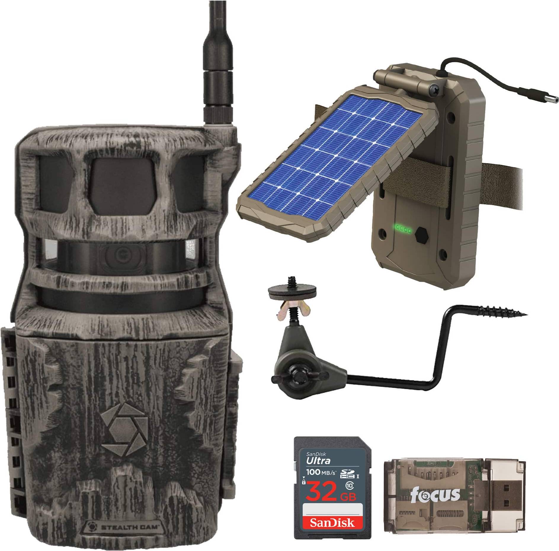 Stealth Cam Revolver 40MP Pro Cellular Trail Camera Bundle