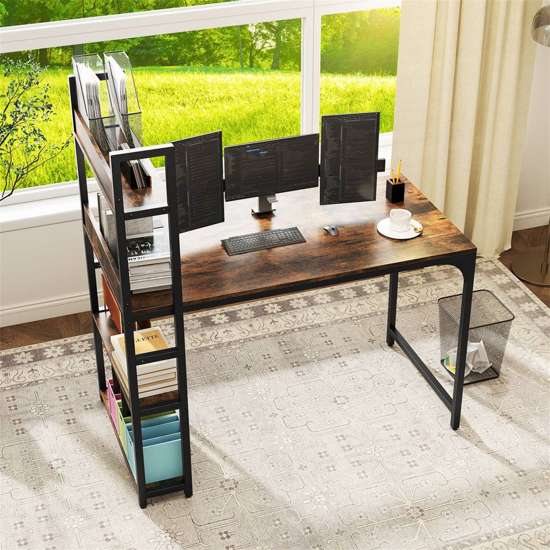 Borough Wharf Computer with Power Strip Writing Desk
