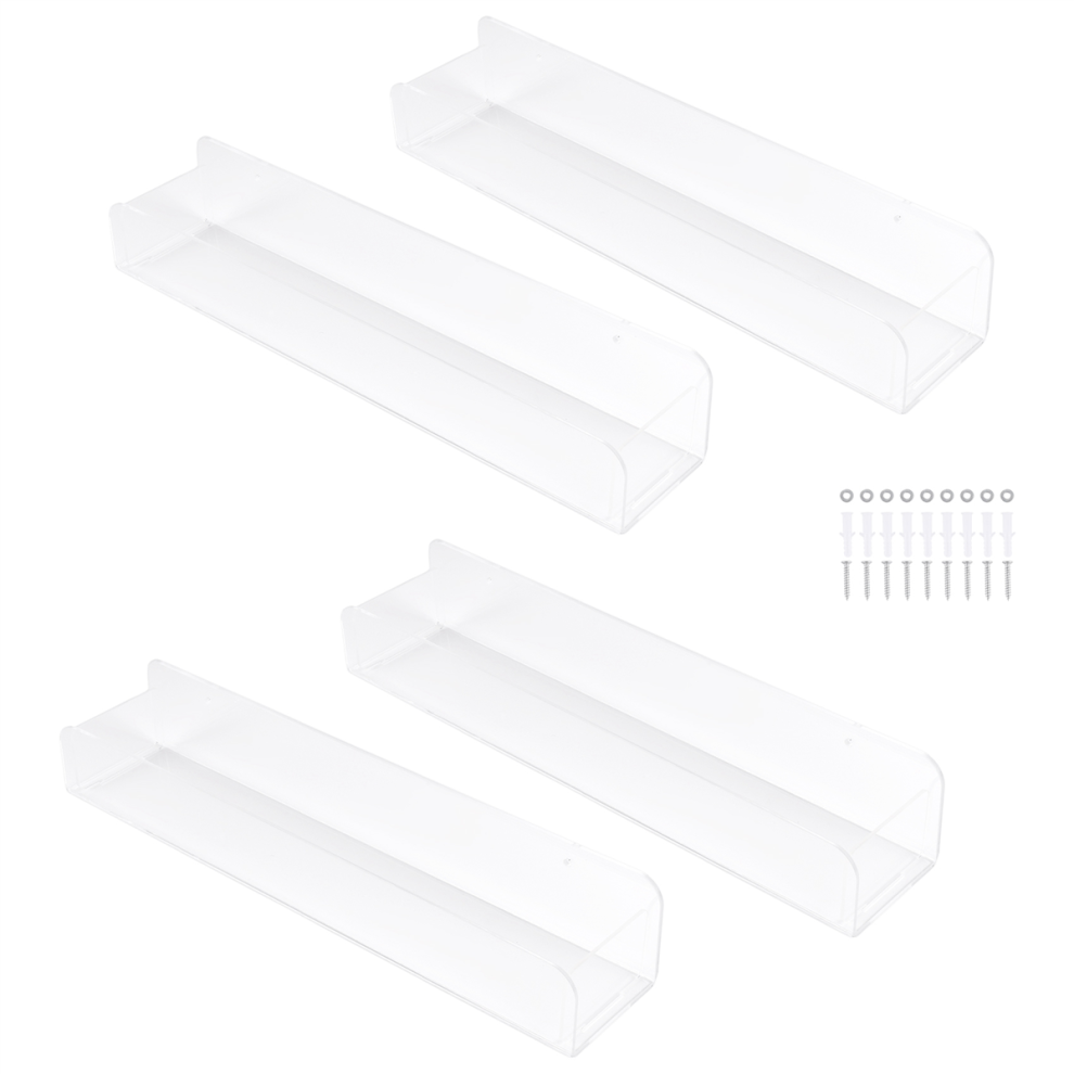 Typecat Wall Mounted Spice Rack Organizer 4 Pack