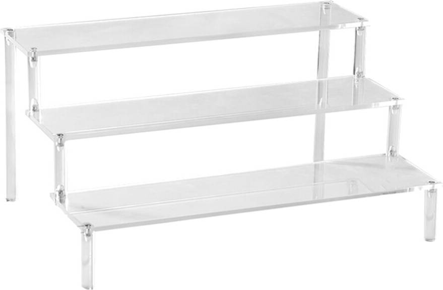Inoomp 3Pcs Transparent 3-Tier Spice Holding Rack