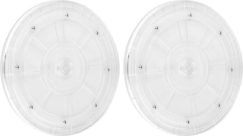 VILLCASE 2 Pcs Spice Rack Organizer Rotating Turntable