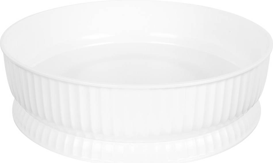 Ohphcall 2Pcs PP Rotating Spice Rack Sundries Organizer White
