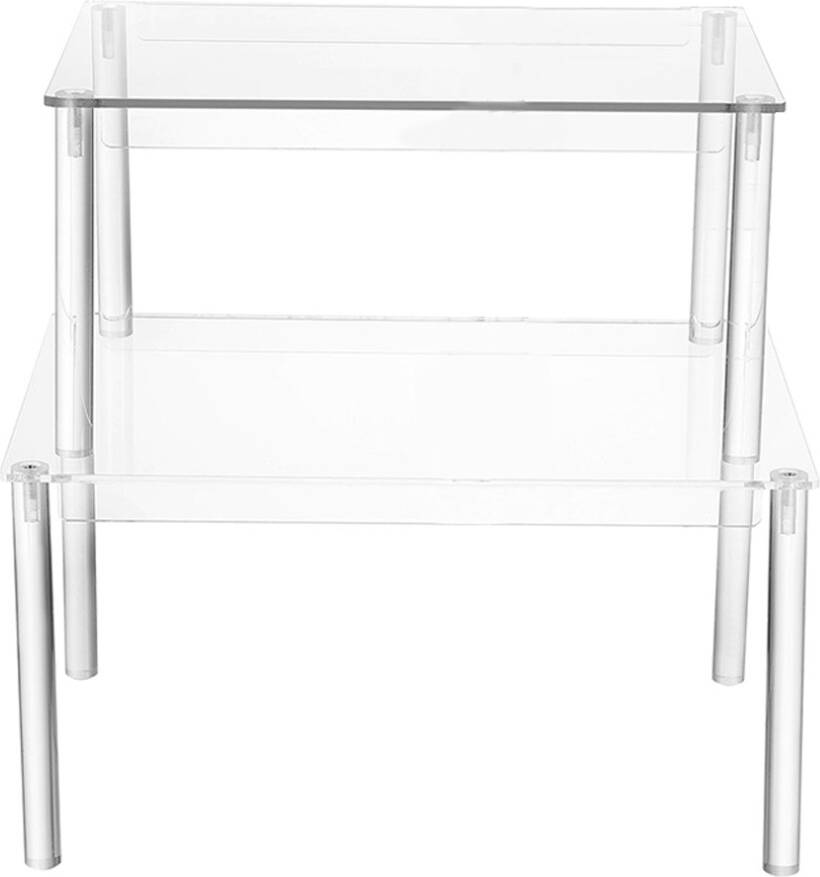 Happyyami Clear Stackable Acrylic Spice Rack Organizer