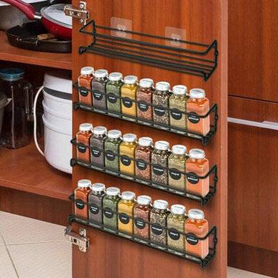 Four Kitchen Hanging Spice Racks