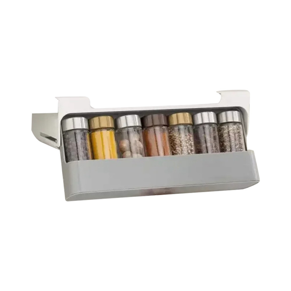 Spactz Wall Mounted Adjustable Spice Rack