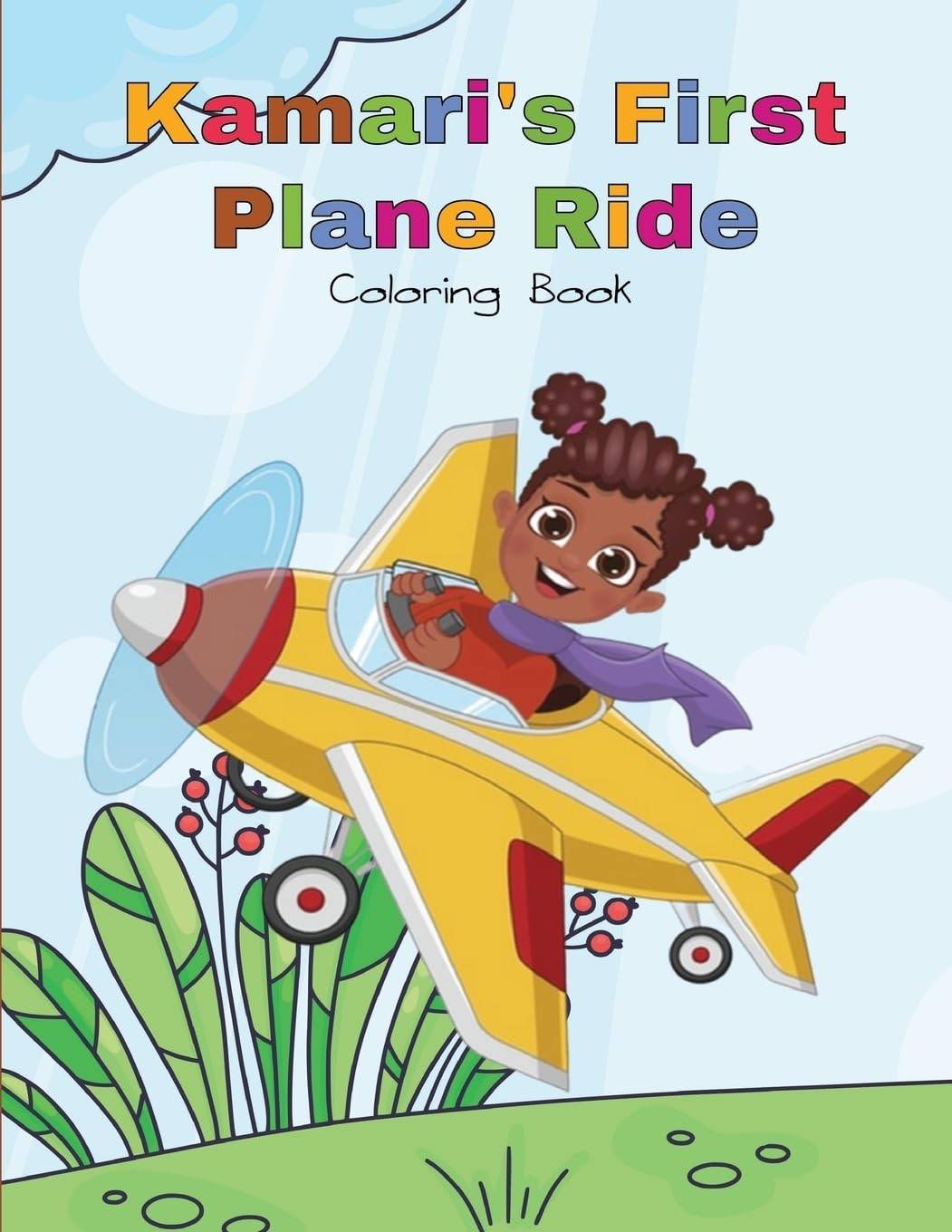 Kamari's First Plane Ride Coloring Book (Paperback)