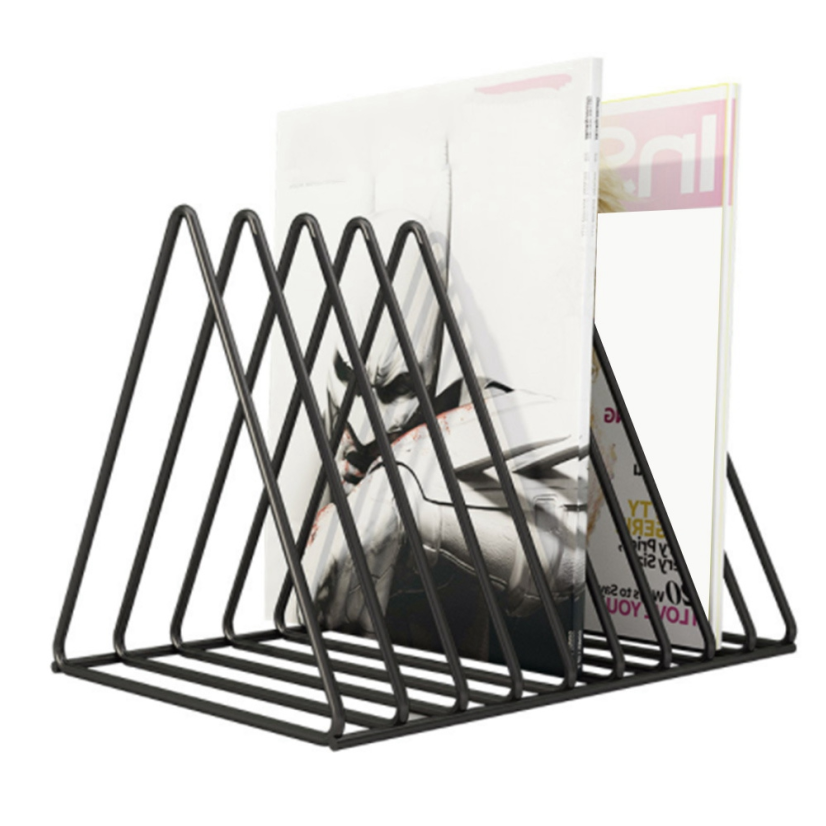 Vinyl Record CD Magazine Storage Rack