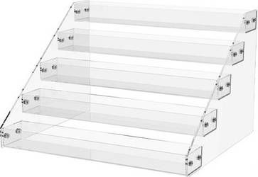 Sodial 5 Layers Clear Stand Cd Rack