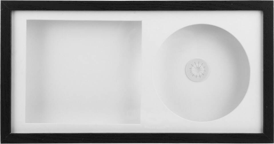 Inoomp Vinyl Frame Hollow Stereoscopic Cd Display Rack