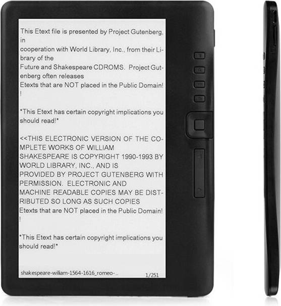 Ebook Zandona Portable 7 Inch Ebook Reader Colorful Screen