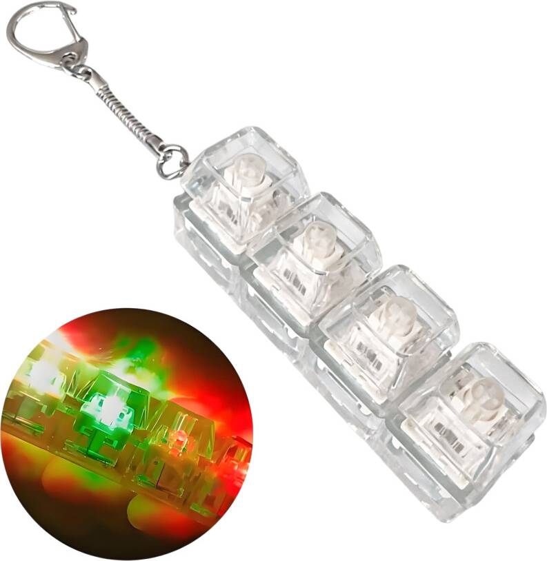 Keyboard Clicker Fidget with Keychain
