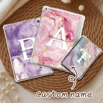 Shein 26-Letter Name Text Customized Tablet Case