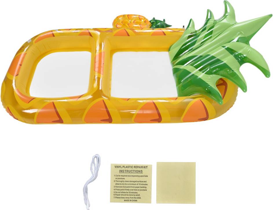 Inflatable Pineapple Pool Float Headrest