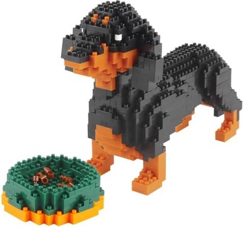 Dachshund Dog Micro Building Block Set