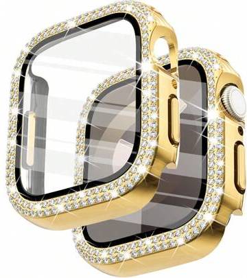 Shein Unisex Shiny Rhinestone Tempered Glass Screen Protector