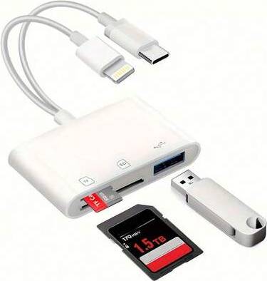 Usb sd card reader Shein Fast Charging SD Card Reader Adapter USB-C
