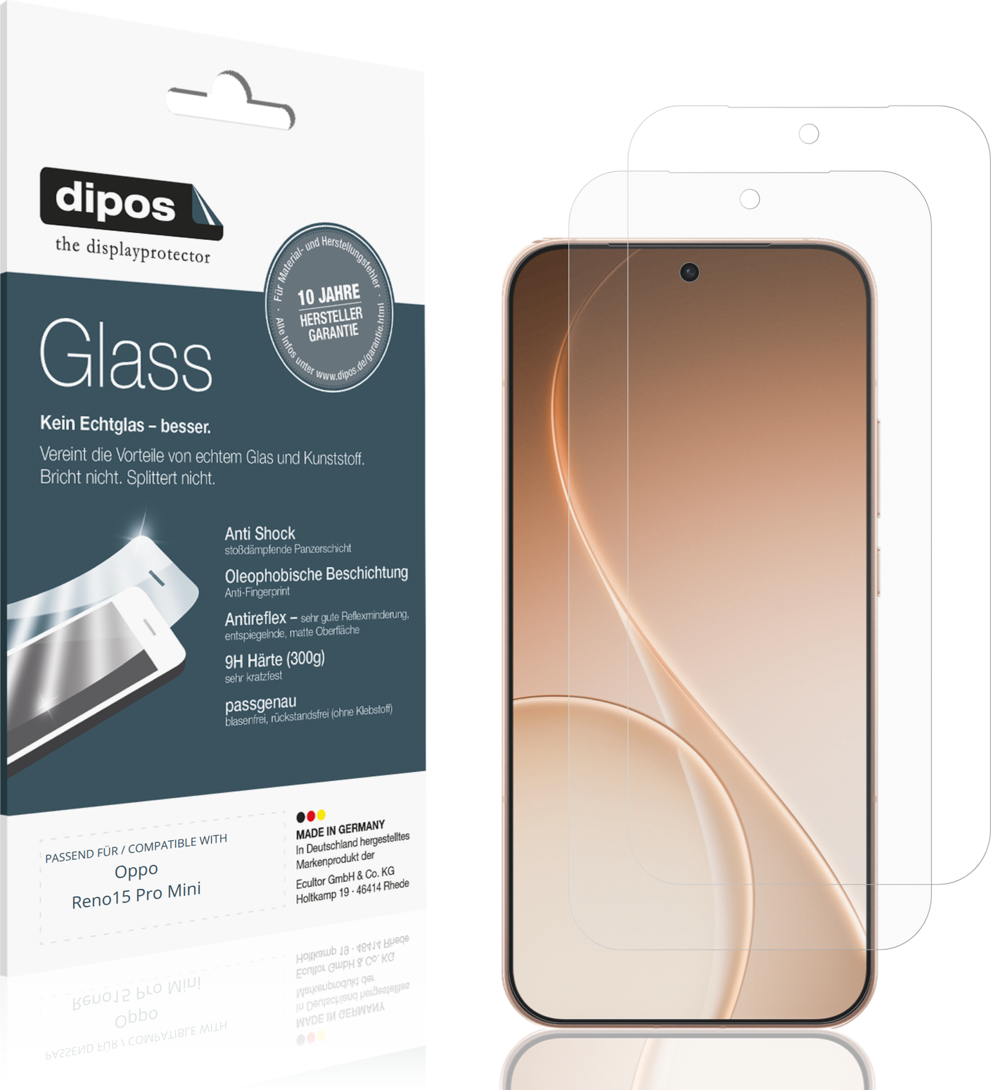 Dipos Screen Protector For Oppo Reno15 Pro Mini Matte