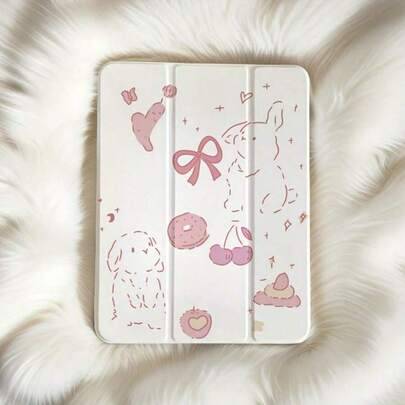 Shein Cute Rabbit Foldable Ipad Case
