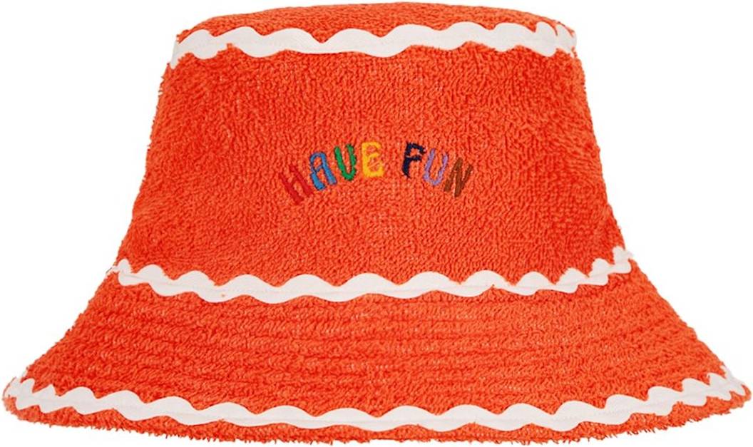 Have Fun Terry Bucket Hat - Red