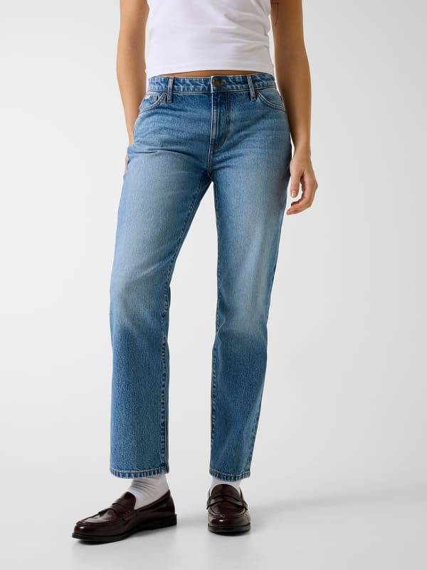 Guess G08 Mid-Rise Straight Jeans - Blue
