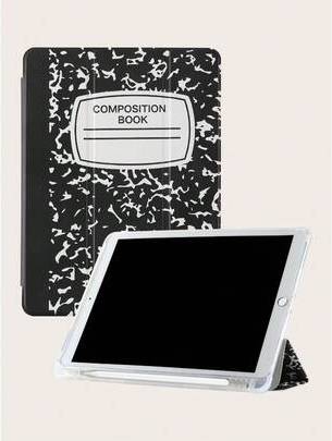 Shein Composition Notebook Tablet Case